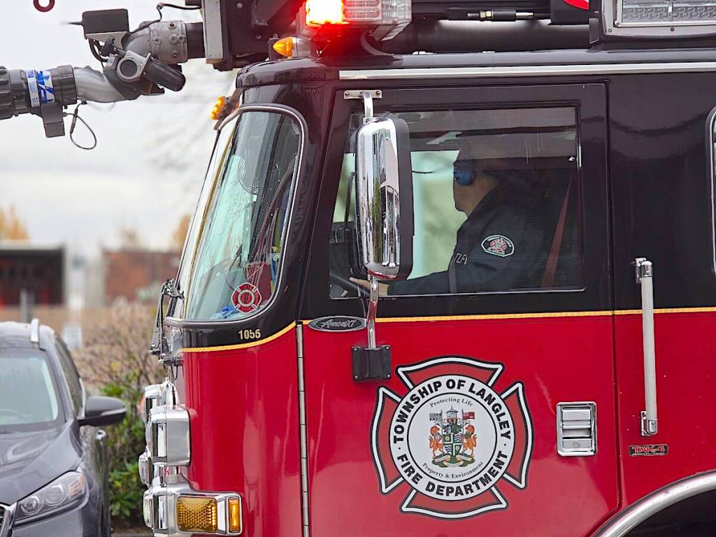 Township of Langley firefighters and the Vancouver Giants are collecting toys for kids this Christmas. You can drop off donations at firehalls in Aldergrove, Willoughby, Murrayville and Walnut Grove. (Dan Ferguson/Langley Advance Times)
