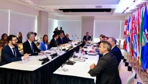 Alberta Premier Danielle Smith met with premiers from across Canada on Thursday. (Danielle Smith/X)