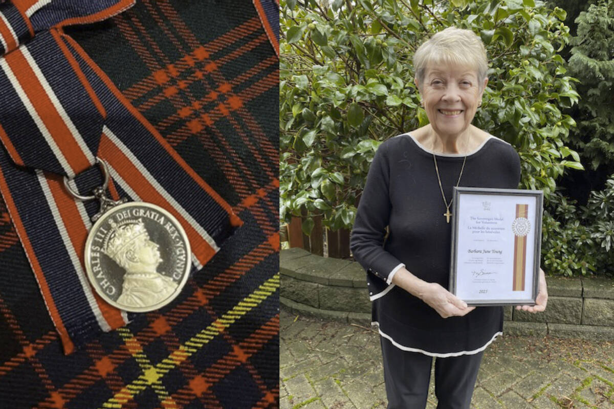 B . C . senior receives national nod for decades of volunteer efforts