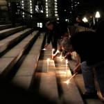 Current and former elected officials, other dignitaries and community members gathered at the B.C. Legislature to mourn those who lost their lives in the Tumbler Ridge shooting on Wednesday, Feb. 11. (Bailey Seymour/Victoria News)