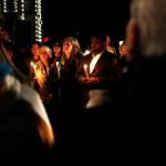 Current and former elected officials, other dignitaries and community members gathered at the B.C. Legislature to mourn those who lost their lives in the Tumbler Ridge shooting on Wednesday, Feb. 11. (Bailey Seymour/Victoria News)